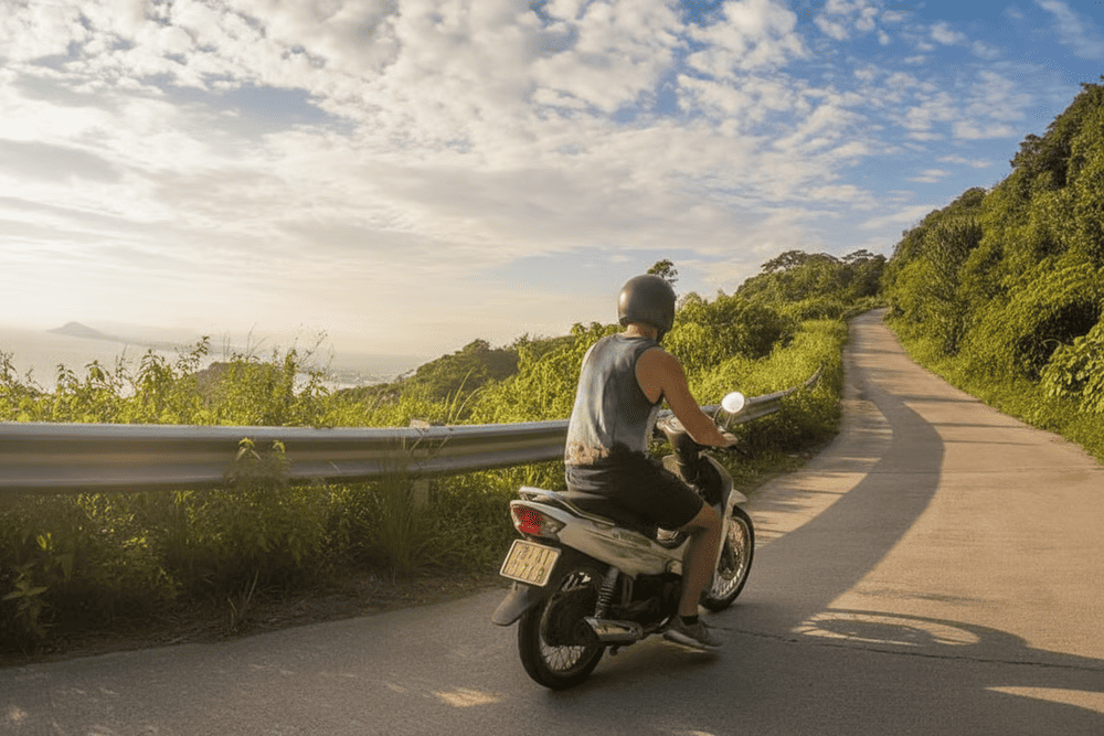 The road leading to Monkey Mountain is quite narrow and winding, ideal for those with good driving skills